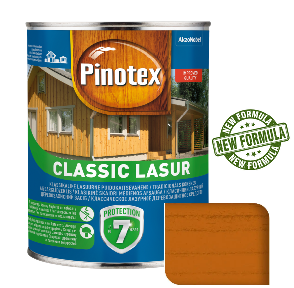 Деревозахисний засіб, Орегон, "Pinotex Classic Lasur" NEW [Пінотекс Класік Лазур]