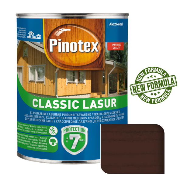 Деревозахисний засіб, Палісандр, "Pinotex Classic Lasur" NEW [Пінотекс Класік Лазур]