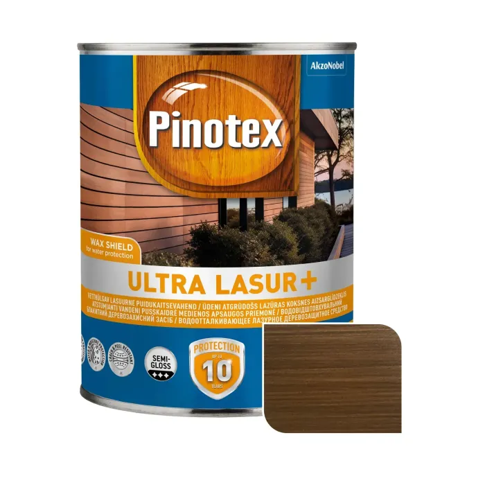 Просочення деревини, Горіх , "OP PINOTEX ULTRA LASUR+ ", [Пінотекс Ультра Лазур плюс]