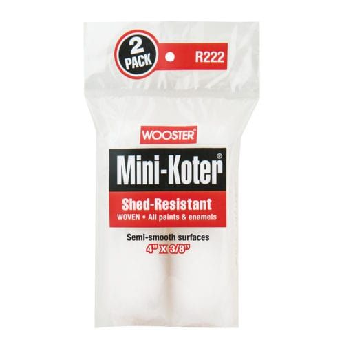 "SHED-RESISTANT MINI-KOTER" 10см, ворс - 9мм, Комплект міні-валиків Wooster [R222-4]