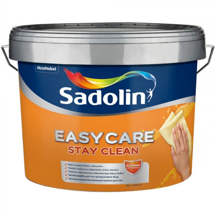 Акрилова фарба Sadolin EasyCare, брудовідштовхувальна, біла (Садолін Ізікер)