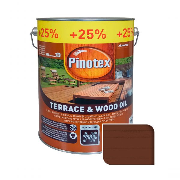 Олія для обробки дерева "Pinotex Terrace & Wood Oil", Тикове дерево [Пінотекс Вуд Анд Террас Оіл]