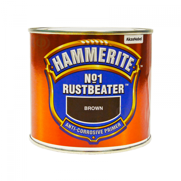 Ґрунт по металу Hammerite No.1 Rustbeater антикорозійний, темно-коричневий (Хеммрайт номер 1 Рустбітер)