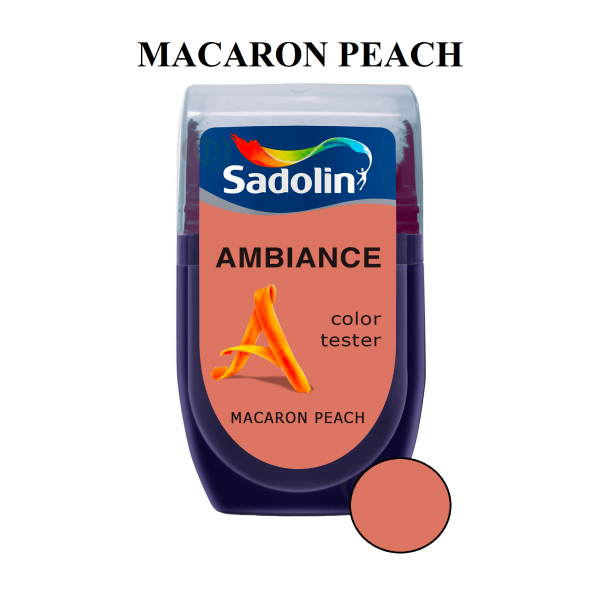 Тестер кольору Sadolin Ambiance Color Tester для стін, Macaron Peach, 30 мл