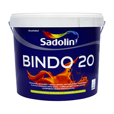 Латексна фарба "Sadolin Bindo 20" біла [Садолін Біндо 20]