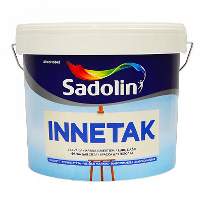 Латексна фарба "Sadolin Innetak" для стелі, біла [Садолін Іннетак]