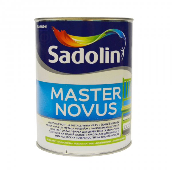 Алкідна фарба прозора "Sadolin Master Novus 15" для дерева та металу [Садолін Мастер Новус 15]