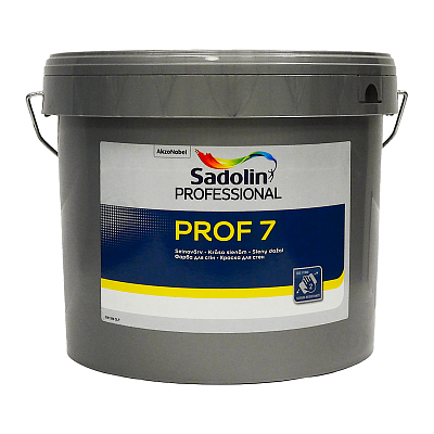 Латексна фарба "Sadolin Prof 7", біла [Садолін Проф 7]