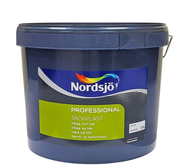 Латексна фарба "Sadolin Professional Täckplast" для стін та стелі, біла [Садолін Профешіонал Такпласт]