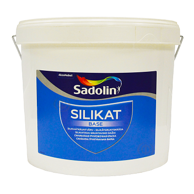 Силікатна ґрунтувальна фарба "Sadolin Silikat Base" для бетону, безбарвна [Садолоін Силікат База]