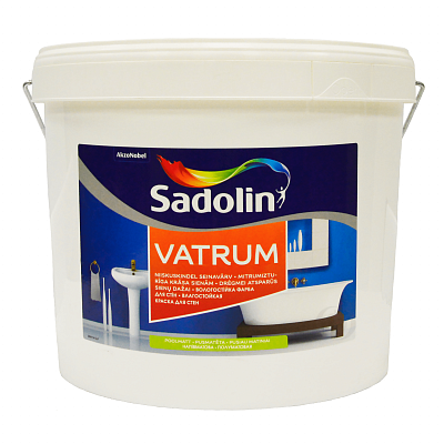 Акрилова фарба Sadolin Vatrum вологостійка, біла (Садолін Ватрум)