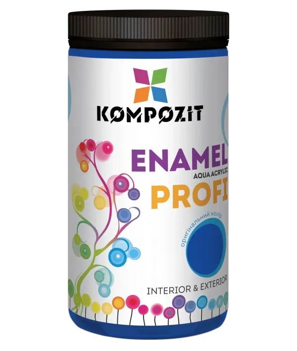 Емаль акрилова Kompozit Profi глянсова Синя (Композит Профі)