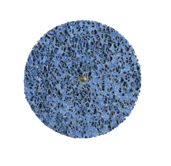 Круг зачистной Polystar Abrasive, без основы, синий (коралл), средняя жесткость, 10шт