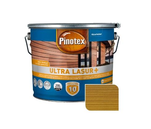 Просочення деревини, Орегон, "OP PINOTEX ULTRA LASUR+ ", ( 10л ), [Пінотекс Ультра Лазур плюс]
