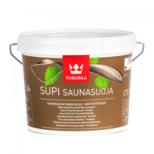 Захисний засіб Tikkurila Supi Saunasuoja (Тиккуріла Супі Саунасуоя)