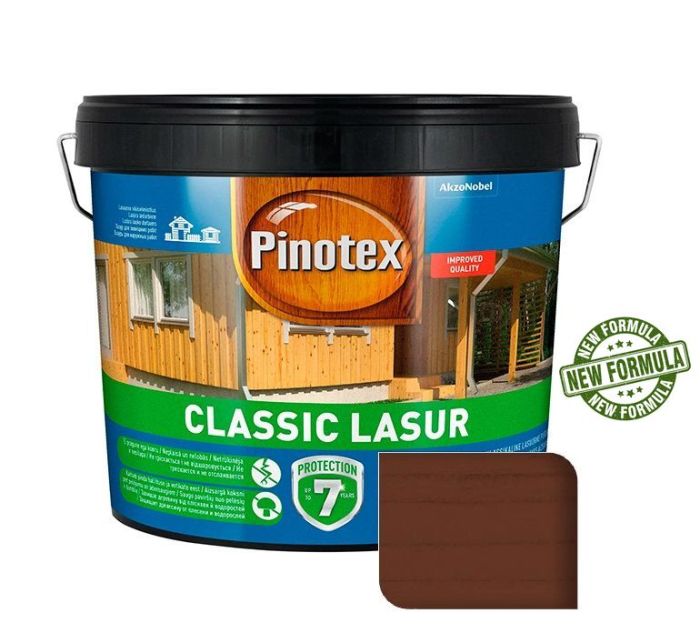 Деревозахисний засіб, Тикове дерево, "Pinotex Classic Lasur" NEW [Пінотекс Класік Лазур]
