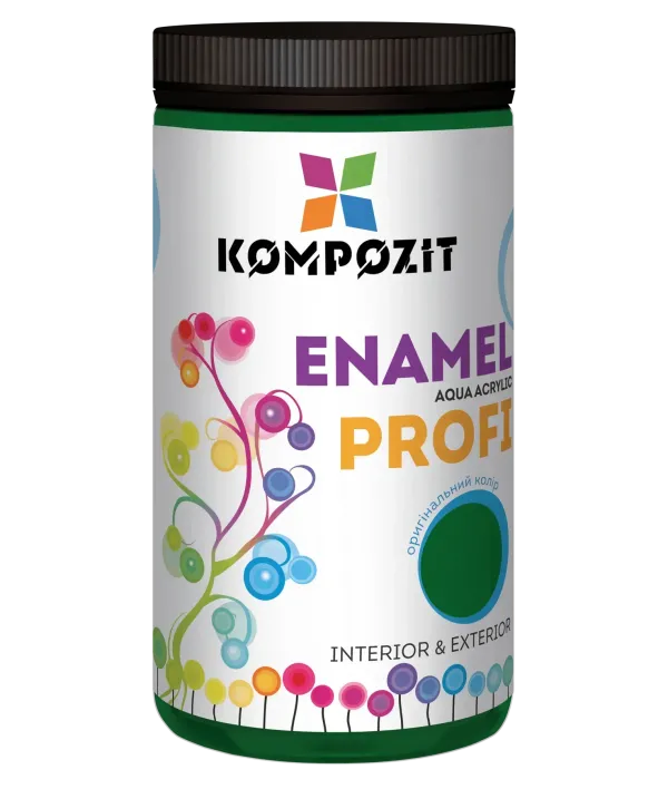 Емаль акрилова Kompozit Profi глянсова Зелена (Композит Профі)