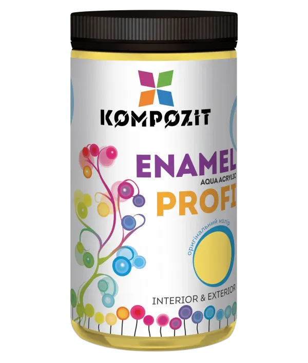 Емаль акрилова Kompozit Profi глянсова Жовта (Композит Профі)